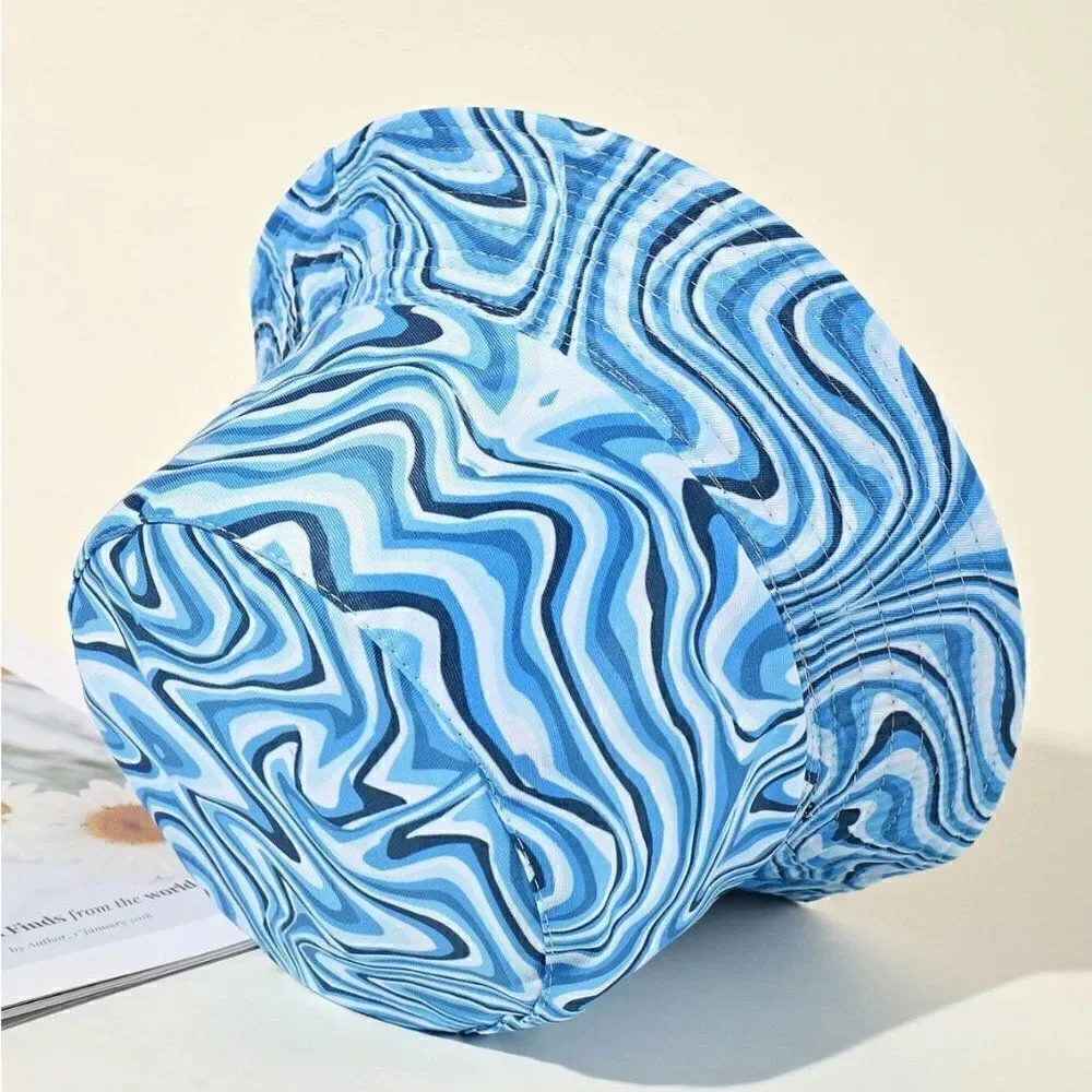 Blue Psychedelic Bucket Hat